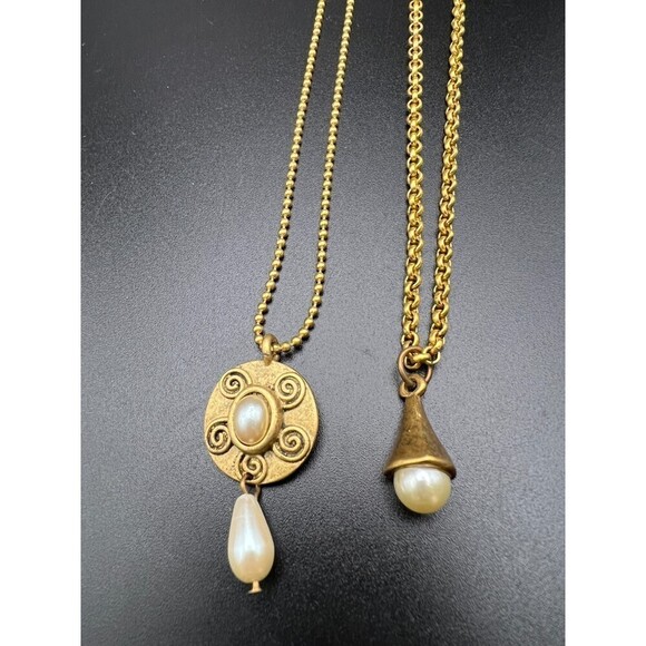 Pair of Express Faux Pearl Necklaces - Picture 5 of 5